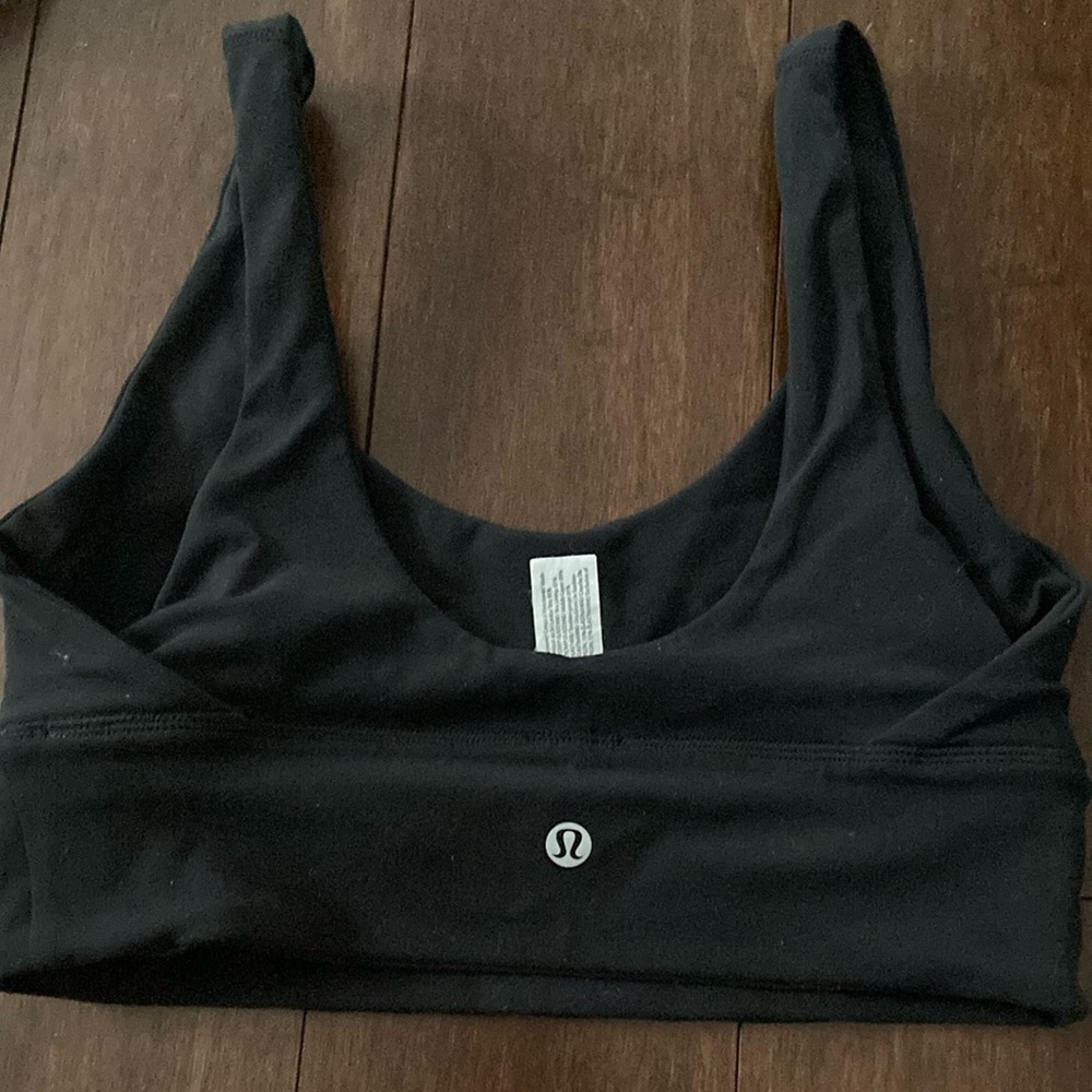 Lululemon Athletica Black Supportive Sports Bra - Picture 2 of 3